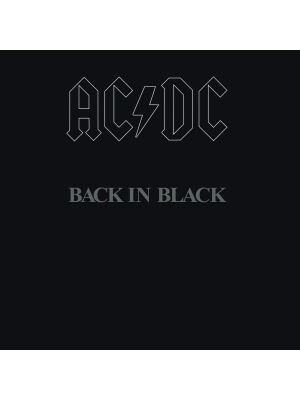 AC/DC Back in Black Plak